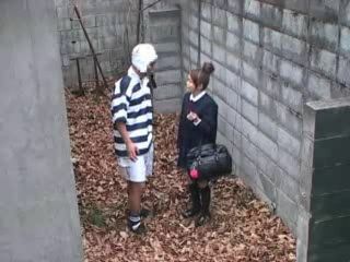 Japanese Girl Gets Fucked in Public by Her College Boyfriend